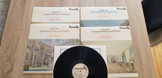 Decca Sdd 513,  514,  517,  518 Mozart Sonatas Violin Piano Lupu - Goldberg Nm