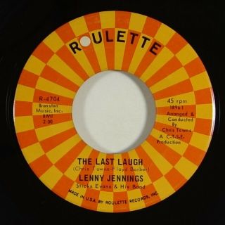 Lenny Jennings " The Last Laugh " Northern Soul 45 Roulette Mp3