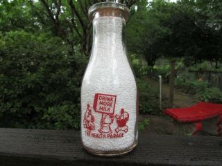 SC I.  M.  Smith Dairy Kinards South Carolina Color Label Pint Milk Bottle 3