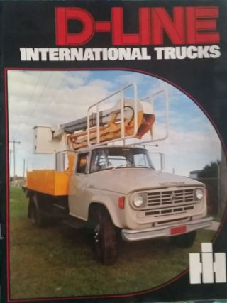 D Line International Harvester Tractor Truck Vintage Brochure Farm Machinery