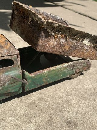 Antique Buddy L Pressed Steel Trucks 1940 ' s Rusty 4