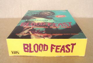 BLOOD FEAST Herschell Gordon Lewis CONNIE MASON Autograph SIGNED VHS TAPE 7