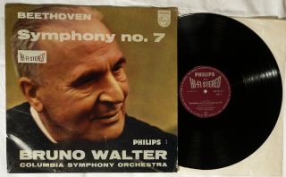 Philips - Hi - Fi Stereo - Ed1 - Bruno Walter - Beethoven - Symphony No.  7