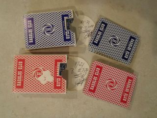 Harolds Club Playing Cards Reno Nevada Red Blue Bee No.  92 Club Special Deck 1979