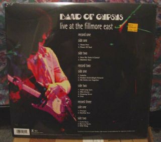JIMI HENDRIX Live At The Fillmore East 1999 MCA 3 LP VINYL 2971/5000 2