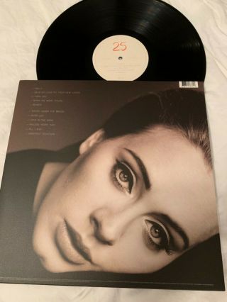 INCREDIBLE AND RARE ADELE 25 SIGNED LP VINYL RECORD 4