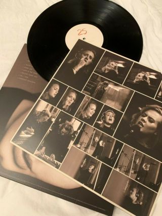 INCREDIBLE AND RARE ADELE 25 SIGNED LP VINYL RECORD 6