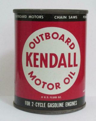 Kendall Outboard Motor Oil Advertising Giveaway Promotional Coin Bank 1950s?