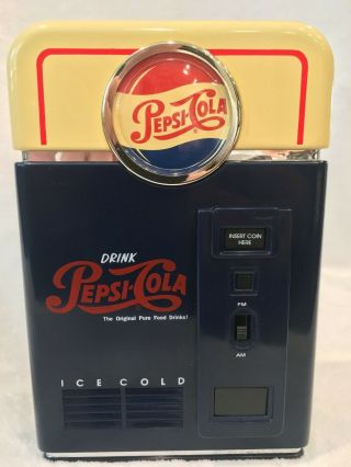 Retro Pepsi Cola Am/fm Radio -