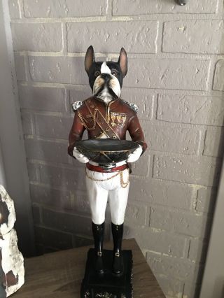 French Bulldog Captain Figurine