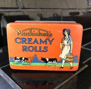 Mackintosh’s Creamy Rolls Vintage Lolly Tin