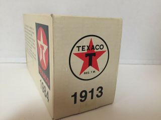 ERTL Texaco 1913 Model T Van Coin Bank w/Box 1984 2128 1st In Series FOR SIGNTEC 7