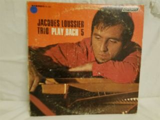 Jacques Loussier Trio - Play Bach - Vintage Vinyl Lp