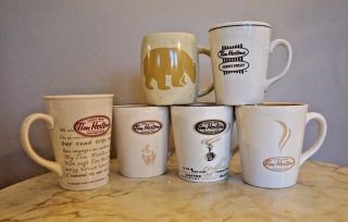 Tim Hortons Collectible Mugs,  Limited Editions 005,  006,  007,  009,  016