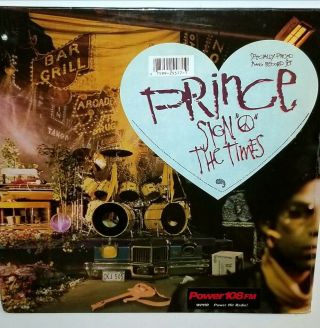 Prince Sign O Times 2 Lp Paisley Park Hype Sticker Vinyl R&b Funk Soul Og
