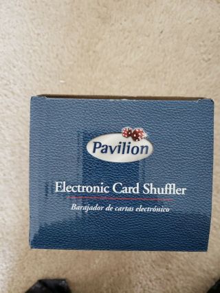 Pavillion Automatic Playing Card Shuffler Machine 1 - 2 Decks GUC Battery Operated 2