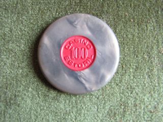 Vintage 100 Escudos Chip From Casino Estoril Portugal
