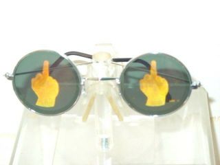 Flip Off Novelty Glasses Middle Finger Hologram Sunglasses Poker Glasses 3d