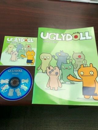 Rare Uglydoll Press Book (23 Print Ads) Plus Cd Images Of Uglydolls