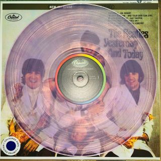 Beatles,  Yesterday & Today Butcher Cover,  Trans Purple Sparkle Colored Vinyl Lp