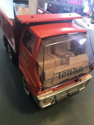 Vintage Tonka Hydraulic Dump Truck 1970 ' s Pressed Steel Orange Metal 2