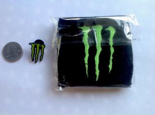Monster Energy Drink Hat Pin.  Combo You Receive Both Items 