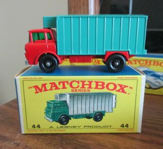 Vintage Lesney Matchbox Refrigerator Truck 44 In The Box.