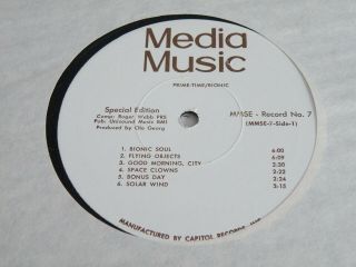 ROGER WEBB ' PRIME TIME BIONIC DISCO ' LP US CAPITOL MEDIA ' 70S LIBRARY MUSIC FUNK 3