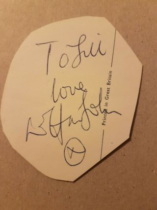 Elton John Autograph