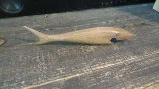 Vintage Modern Wood Fish Bottle Opener Mid Century Teak Walnut Pristine
