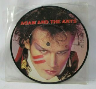 Adam And The Ants Ant Rap 1981 Vinyl 7 " Picture Disc Ex