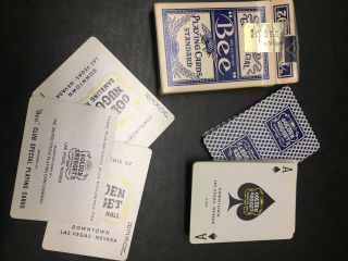 Golden Nugget Playing Cards Vintage 1976 Open