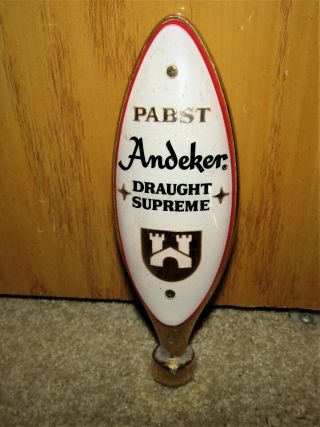 Pabst " Andeker " Draught Supreme Beer 1960 
