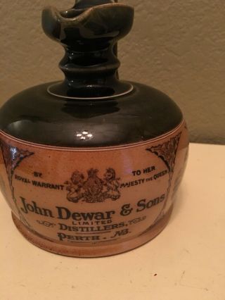 Doulton Lambeth Stoneware Liquor Jug John Dewar & Sons Distillers Circa 1900
