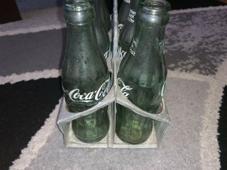 Vintage Antique Old Coca Cola Coke 1950s Aluminum Six Pack Bottle Carrier Holder 2