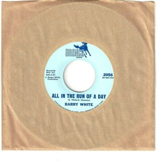 Barry White Northern 45 All In The Run Of A Day / Don 