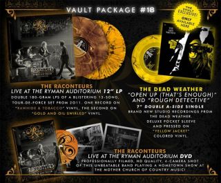 Raconteurs The Ryman Third Man Records Vault Package 18 Jack White Stripes