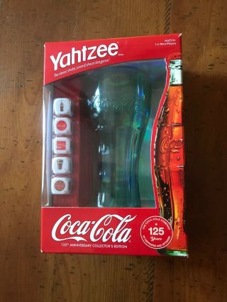 Yahtzee Coca - Cola 125th Anniversary Collector’s Edition –