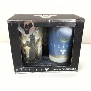 Destiny 2 Pack Glass Set Pint 16oz Graphic Glasses