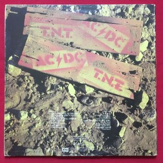 AC/DC T.  N.  T.  LP (1981) RARE ZEALAND PRESS ALBERT PRODUCTIONS APLP 016 2