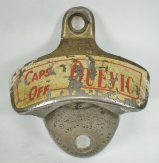 Vintage Caps Off Quevic Wall Mounted Starr X Bottle Opener
