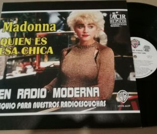 Madonna - Whos That Girl - Lp Mexico Promo Record Cover Radio Ps Wb