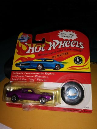 Hot Wheels Redline Vintage Custom Mustang Purple.