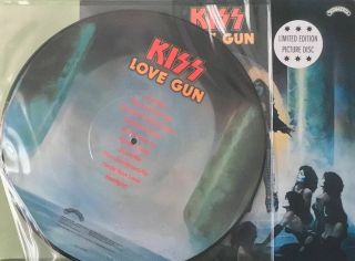 KISS LOVE GUN LP PICTURE DISC WITH SLEEVE 2