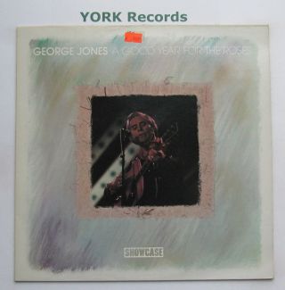 George Jones - A Good Year For The Roses - Ex Con Lp Record Showcase Shlp 146