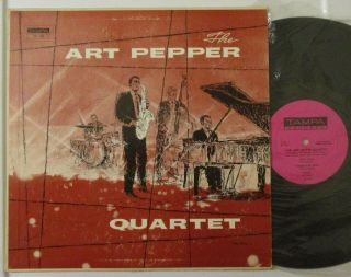 Art Pepper - The Art Pepper Quartet - Orig.  Tampa Lp Mono Pink Label Dg - Jazz