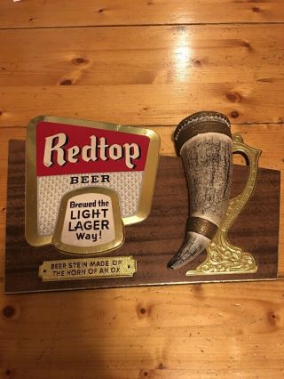 Red Top Beer Composite Beer Sign / Cincinnati Ohio Beer