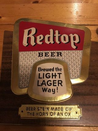 Red Top Beer Composite Beer Sign / Cincinnati Ohio Beer 2