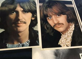 The Beatles White Album 1968 LA Press low number plays EX poster 4 pics 2