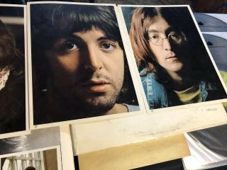 The Beatles White Album 1968 LA Press low number plays EX poster 4 pics 3